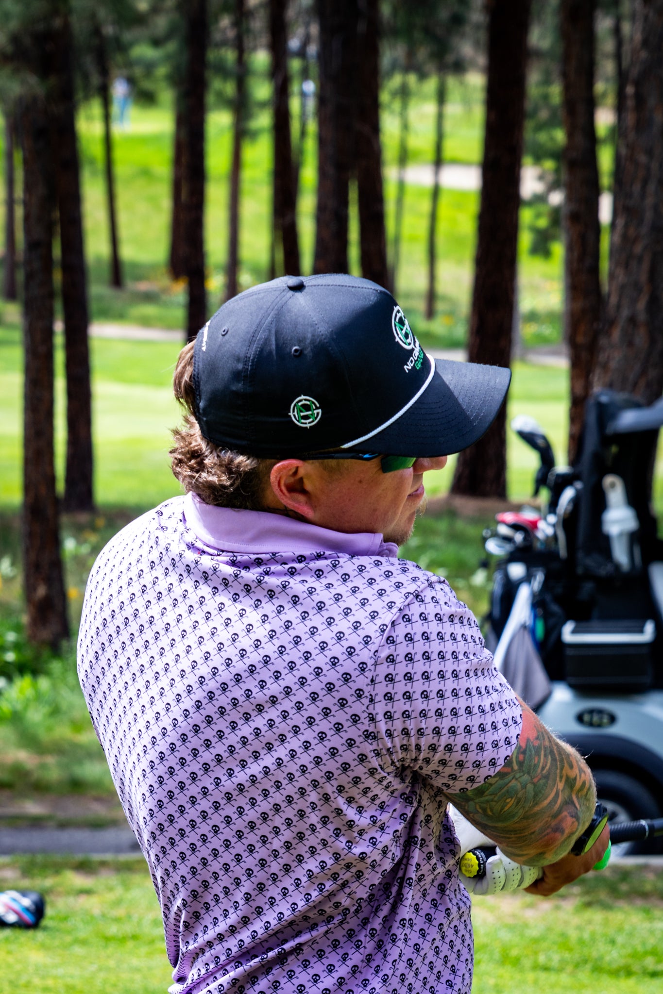 No Gimme Gang OG Golf Hat - Black - Wear Your Attitude on the Course!